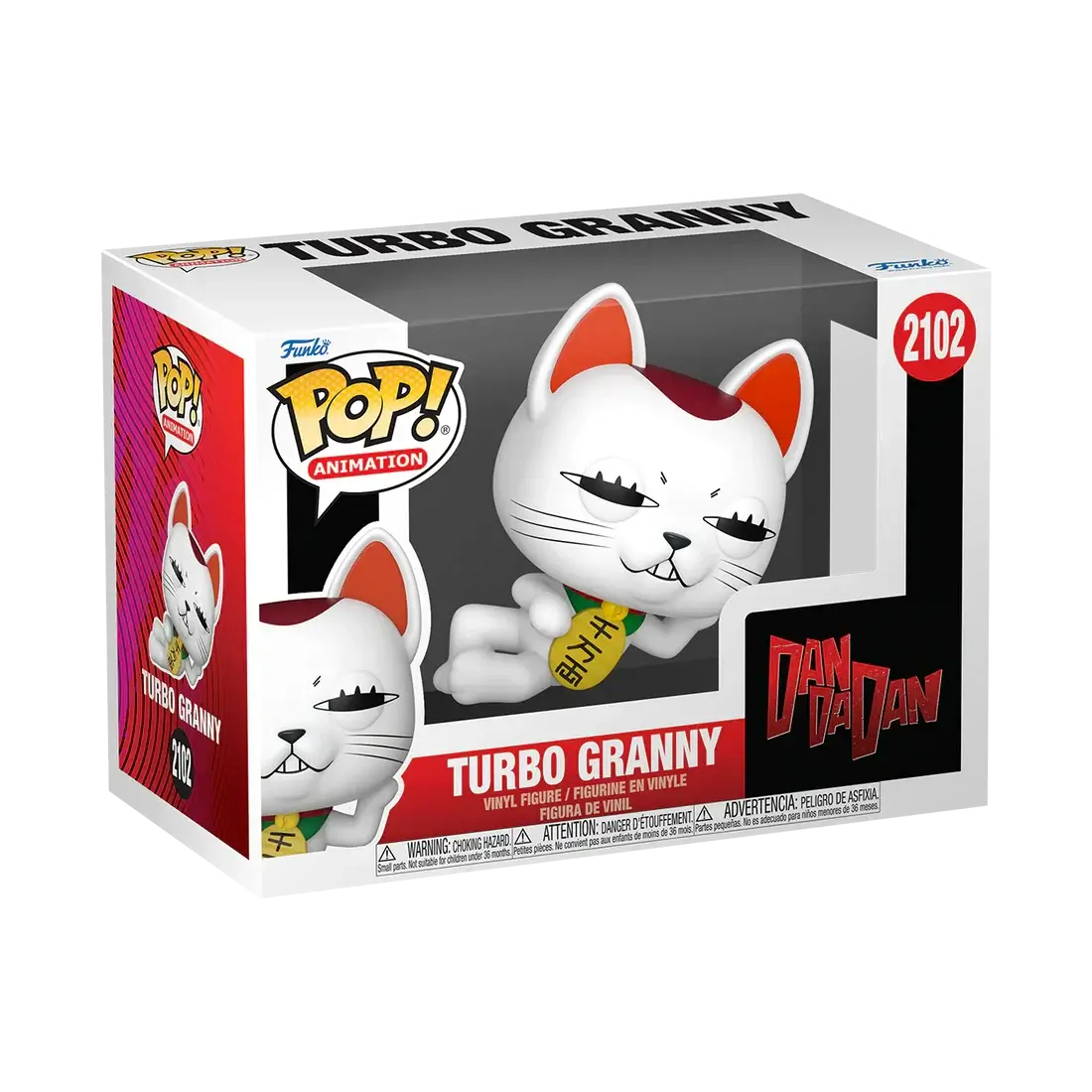 Figurine POP Animation DANDADAN Turbo Granny Cat