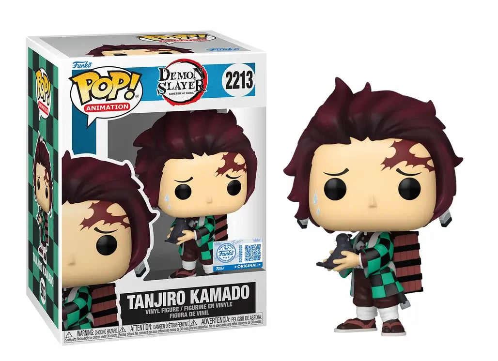 Figurine POP Anime Demon Slayer Tanjiro w/Crow