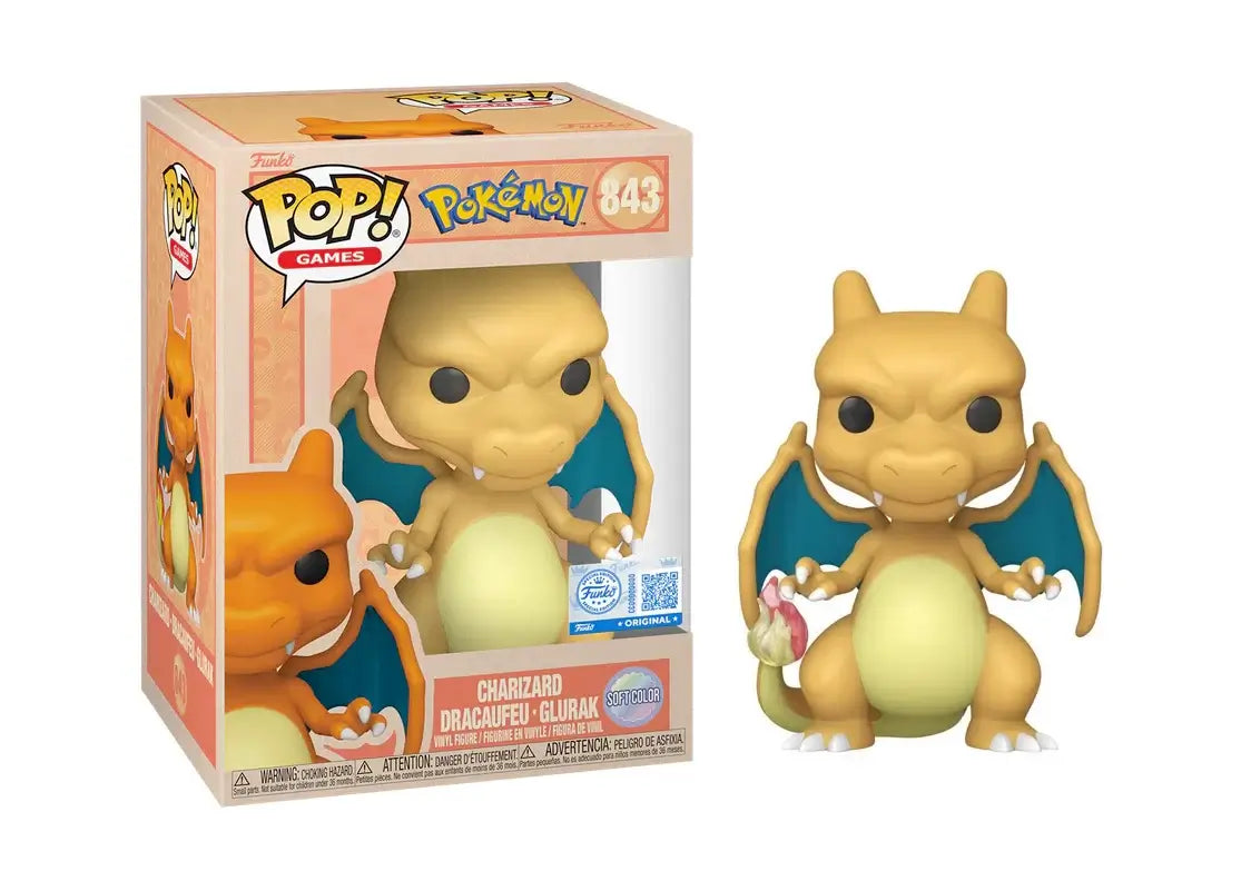 Figurine POP Pokemon Dracaufeu Soft Color