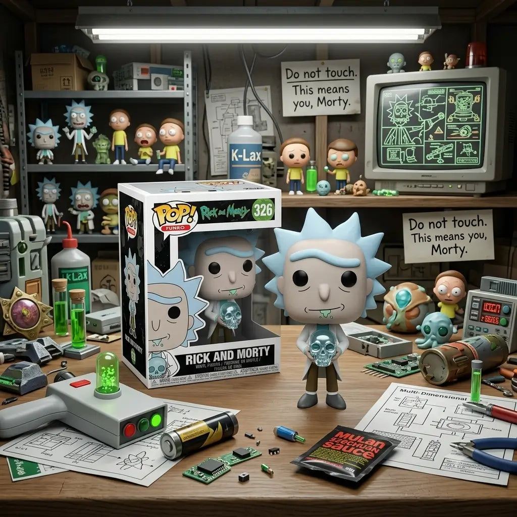Figurine Funko Pop! Rick with Crystal – Rick and Morty