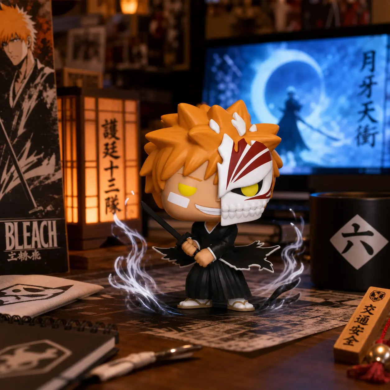 Figurine POP Animation Bleach Ichigo avec Half Mask