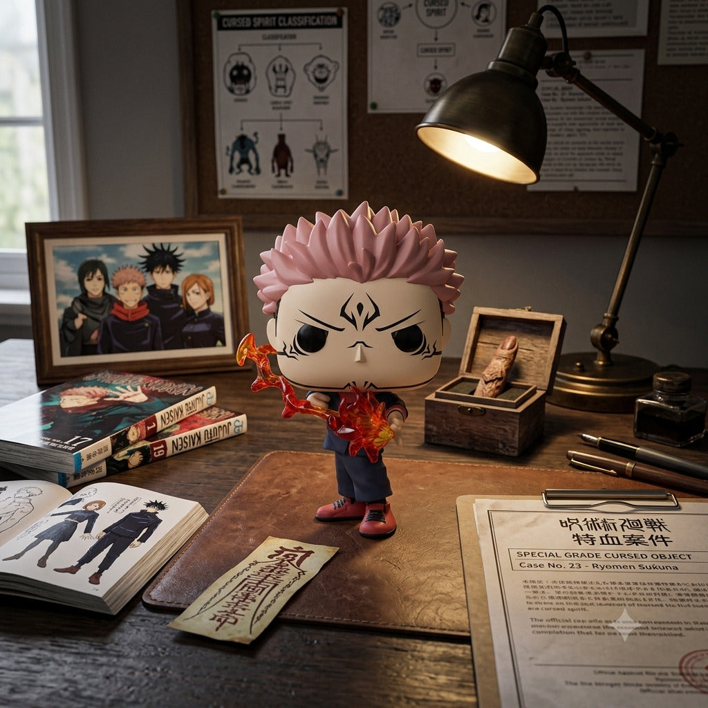 Figurine POP Animation Jujutsu Kaisen Sukuna Fire Arrow