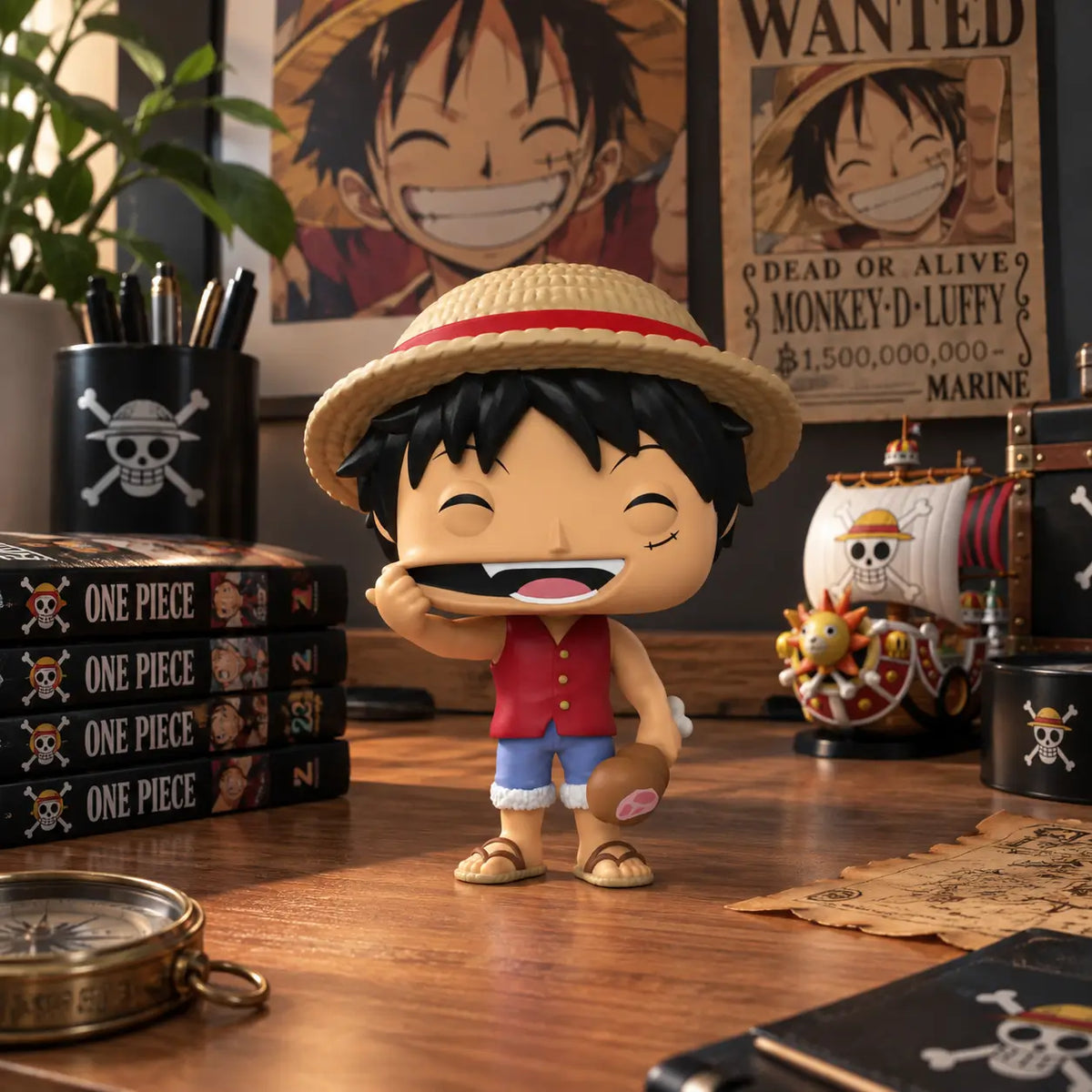 Figurine POP Animation One Piece Luffy - Luffy en Kimono