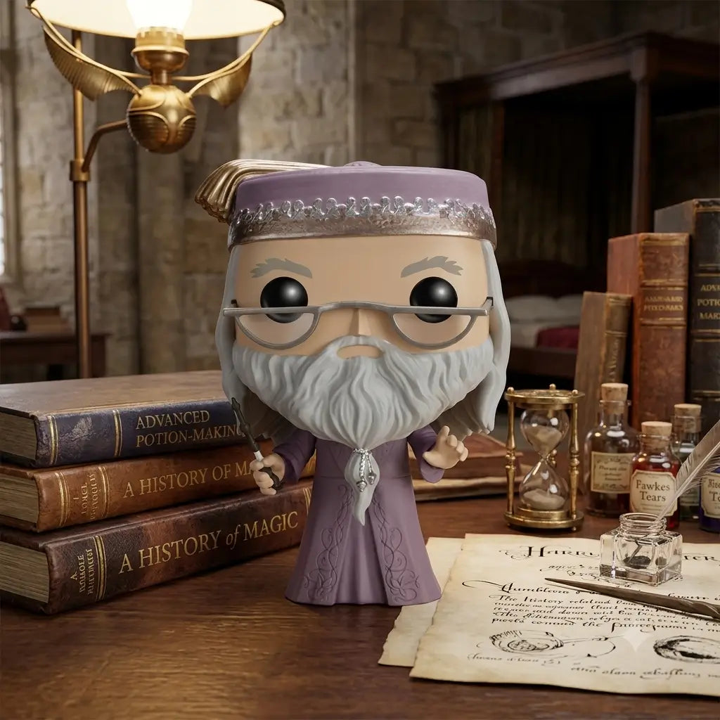 Figurine POP Harry Potter - Dumbledore avec baguette magique