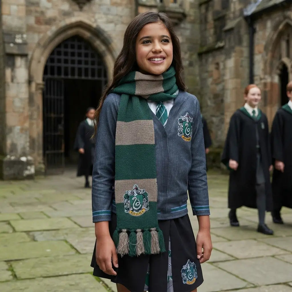Echarpe Harry Potter Tricotée Serpentard