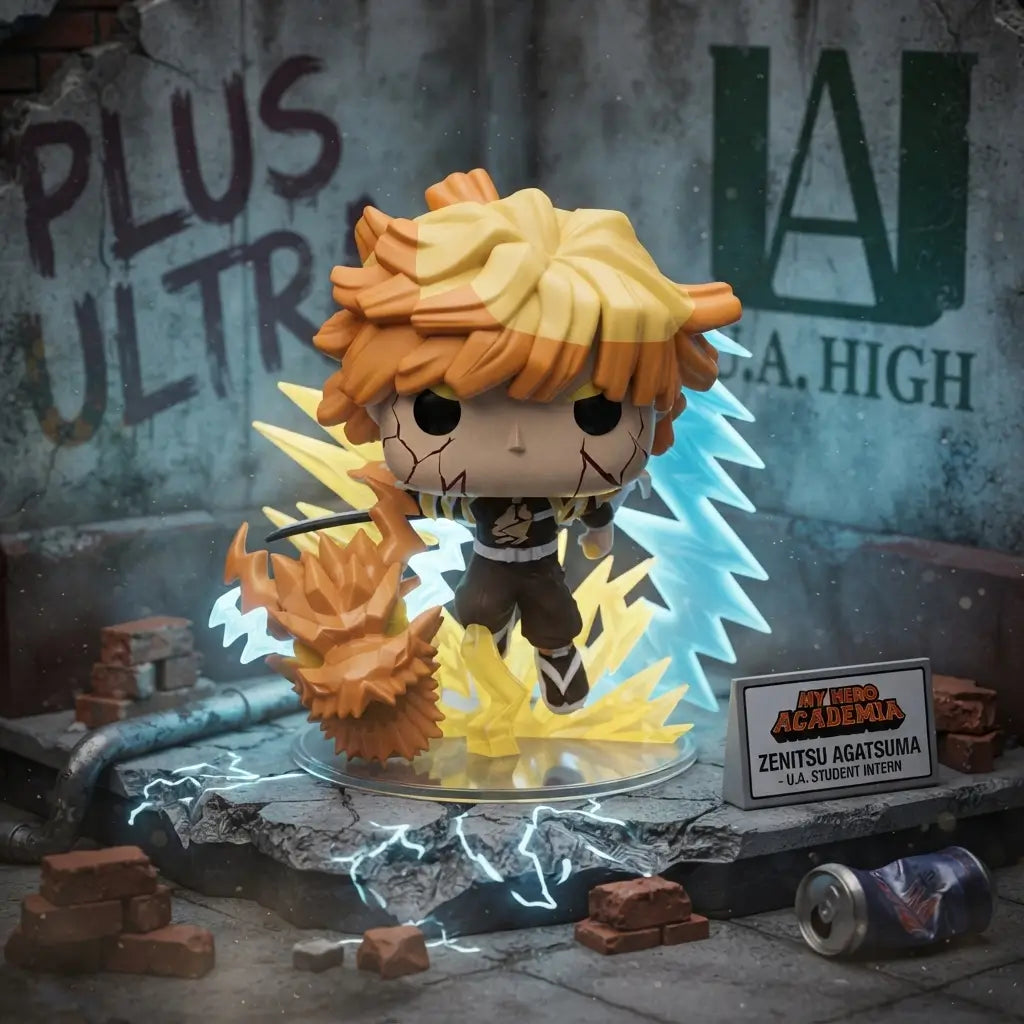 Figurine POP Demon Slayer Zenitsu - Collection Premium