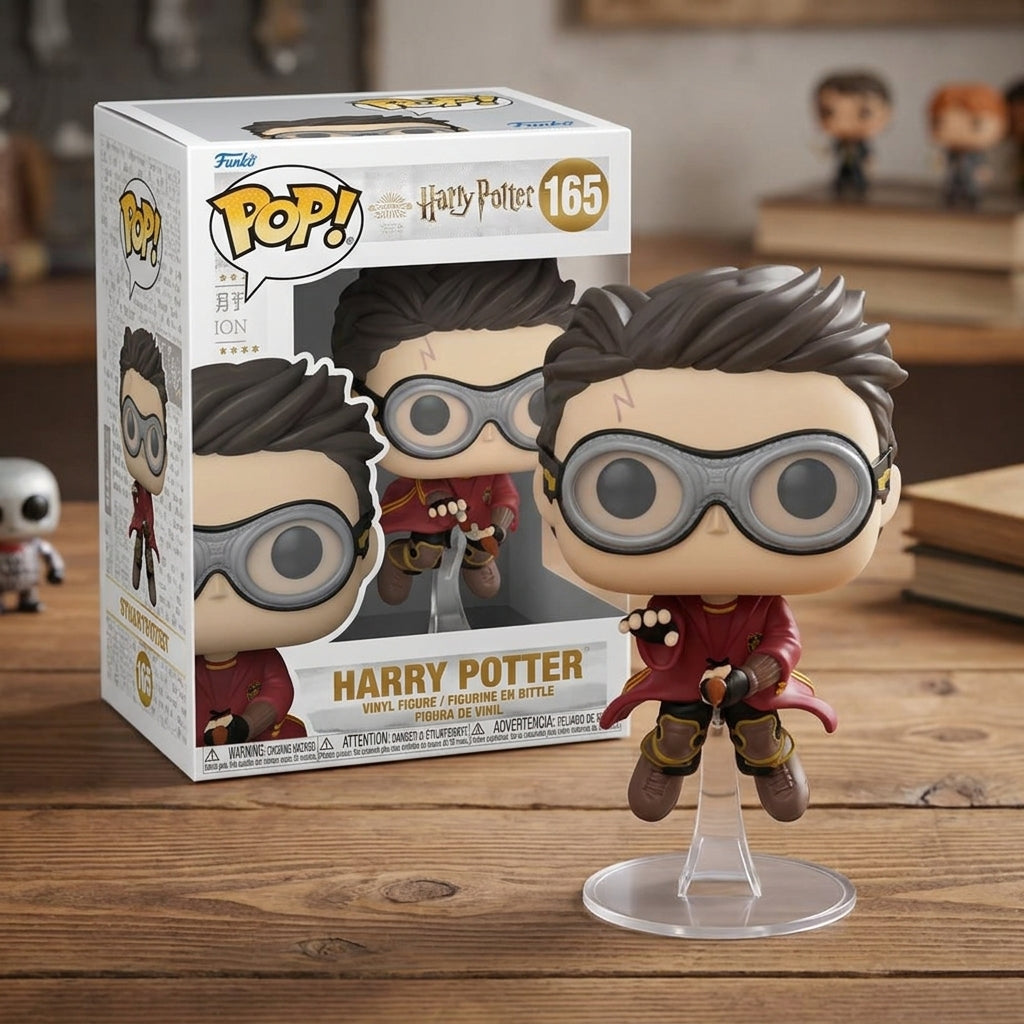 Figurine POP Harry Potter - Harry w/Broom(Quidditch)