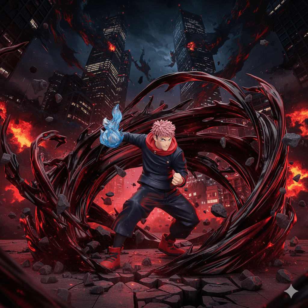 Figurine Jujutsu Kaisen Yuji Itadori Maximatic - EE Distribution