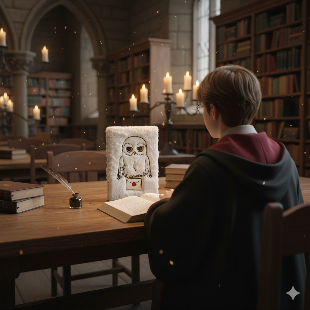 Carnet A5 Harry Potter Hedwig