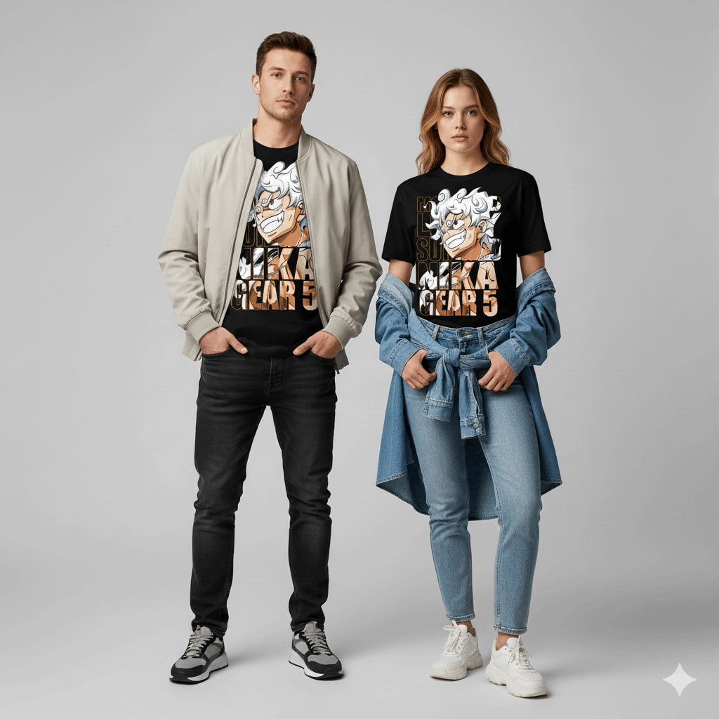 Tshirt One Piece Luffy Gear - Geek Store