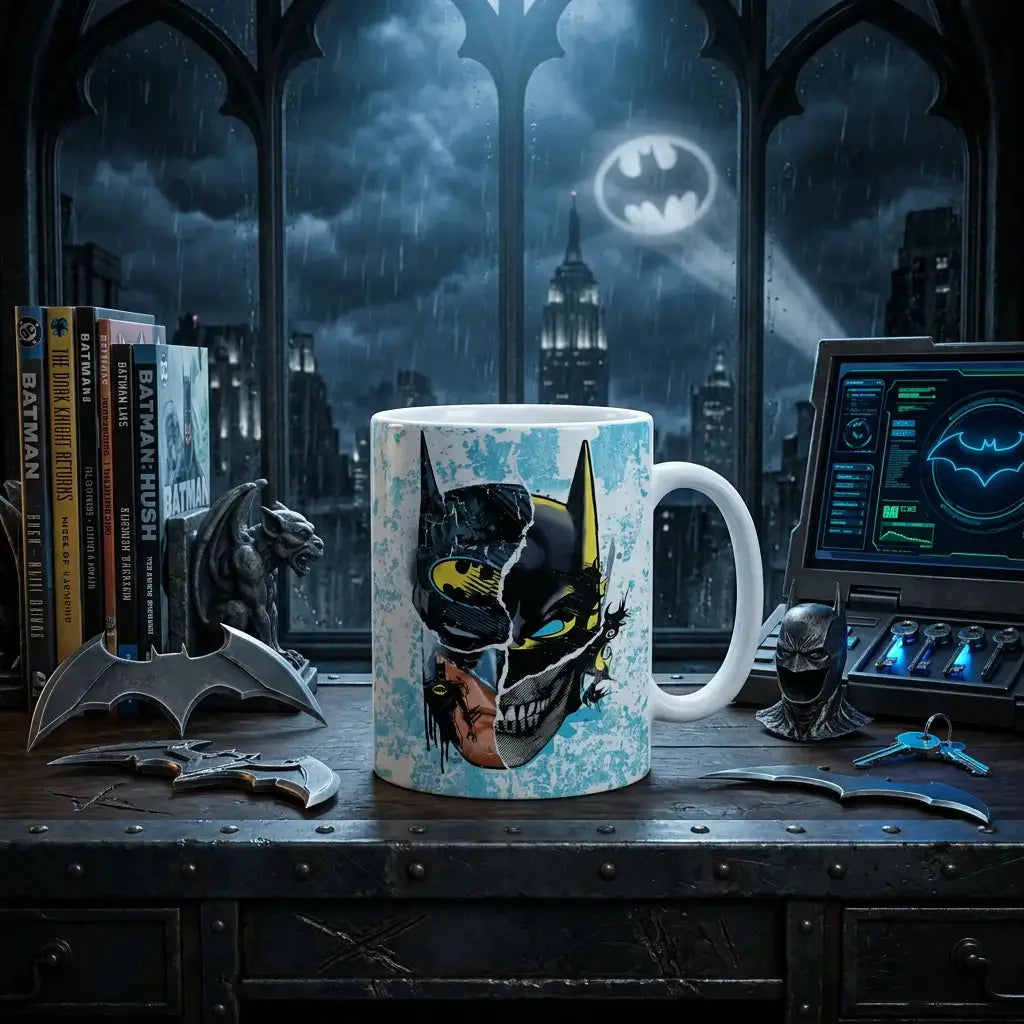 Mug DC Comics Batman Graffiti Bleu