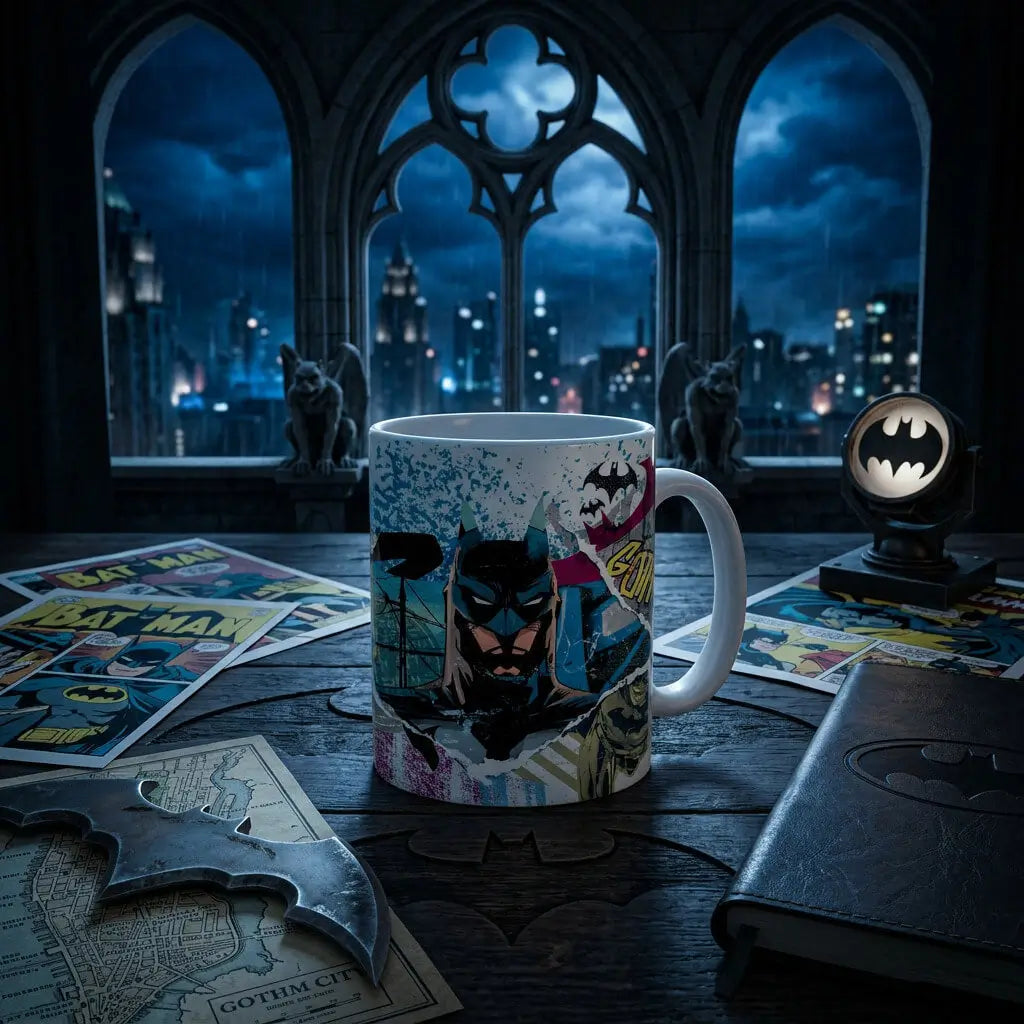 Mug DC Comics Batman Graffiti Symbole