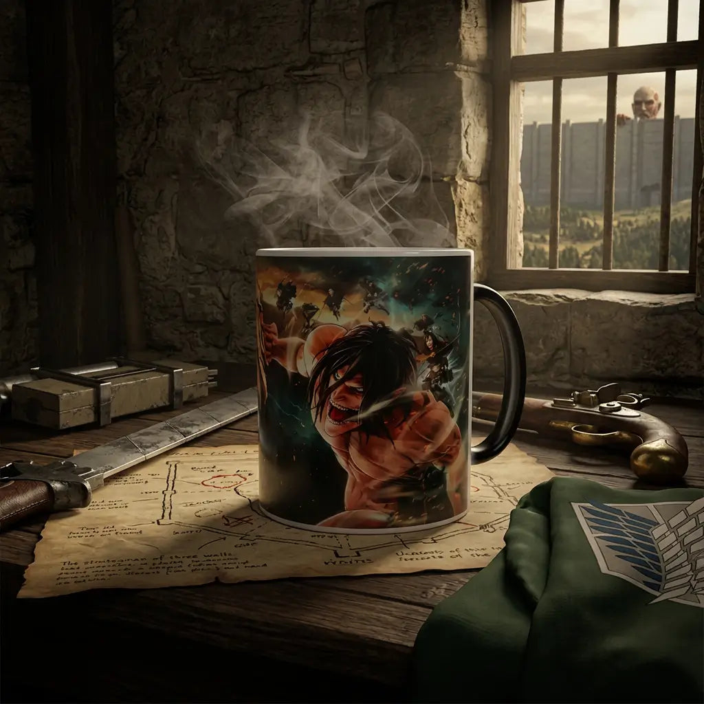 Mug Heat change l'attaque des titans