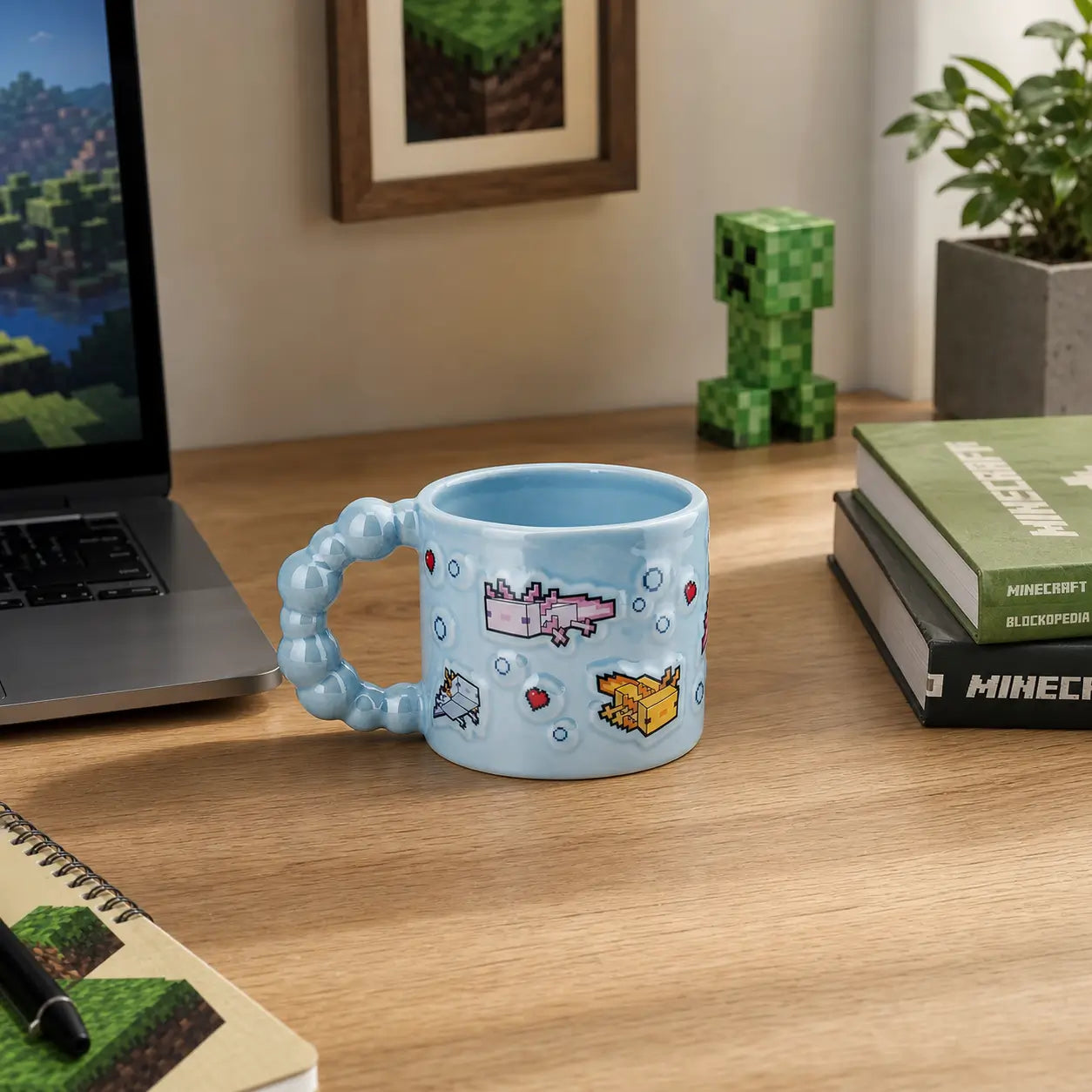 Mug Minecraft Axolotl Gravé – Le mug parfait pour les fans de Minecraft