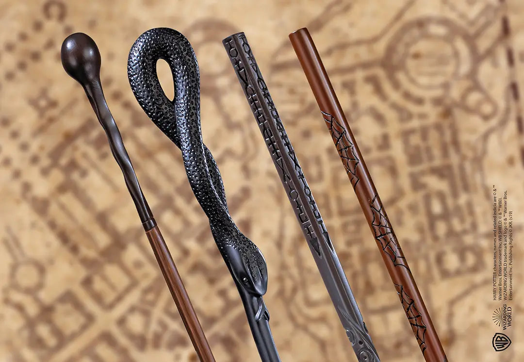 Présentoir 4 baguettes Harry Potter La carte du maraudeur