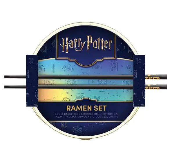Bol à ramen avec baguettes Harry Potter Vif d'Or
