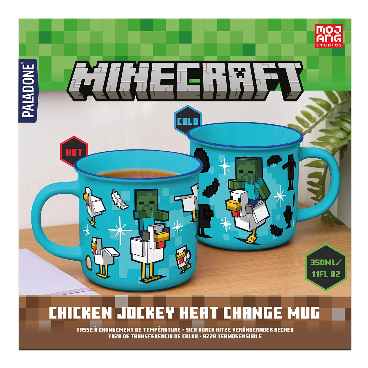 Mug Thermoréactif Minecraft - Poule Chevauchée 350ml