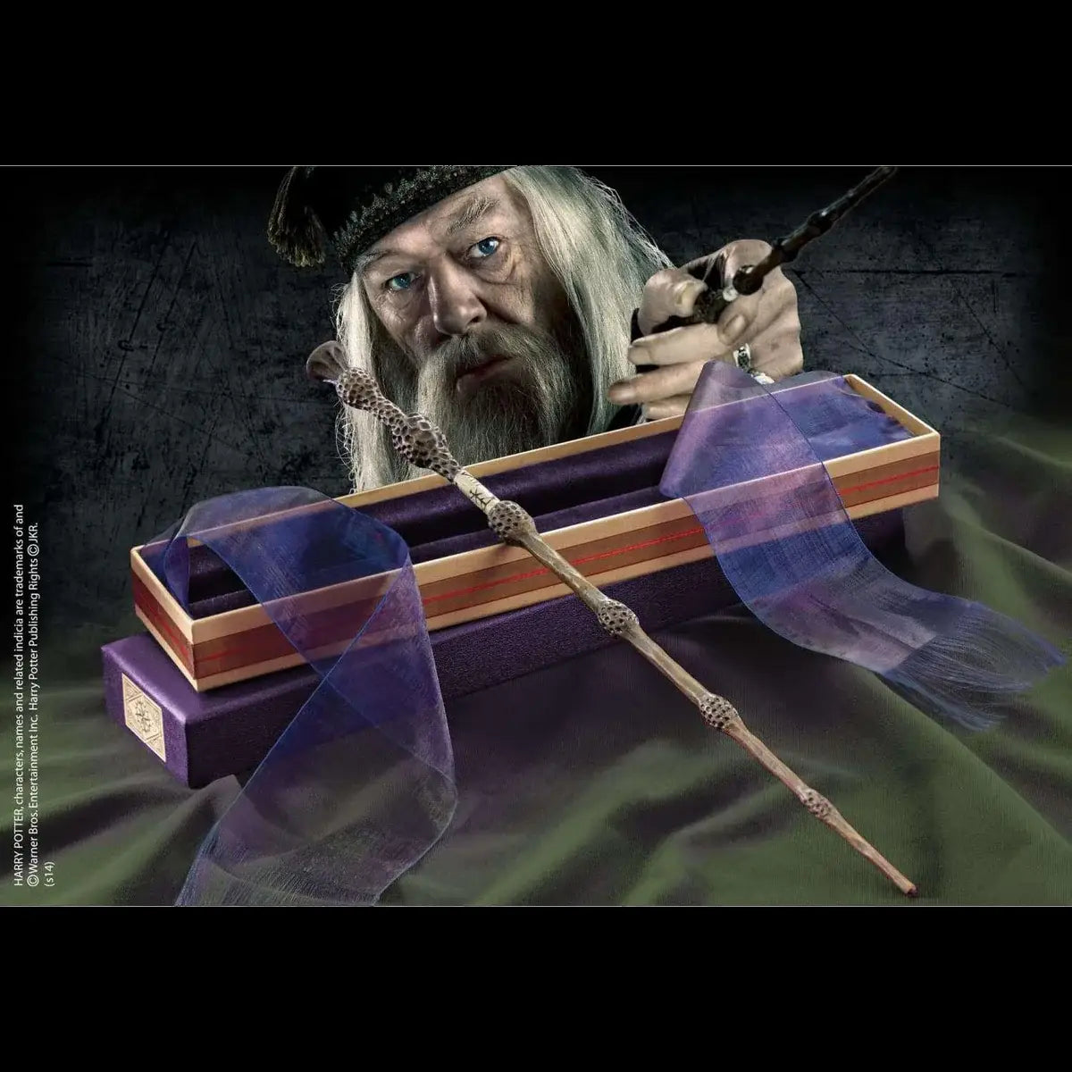 Réplique baguette Harry Potter de Dumbledore's Ollivander's