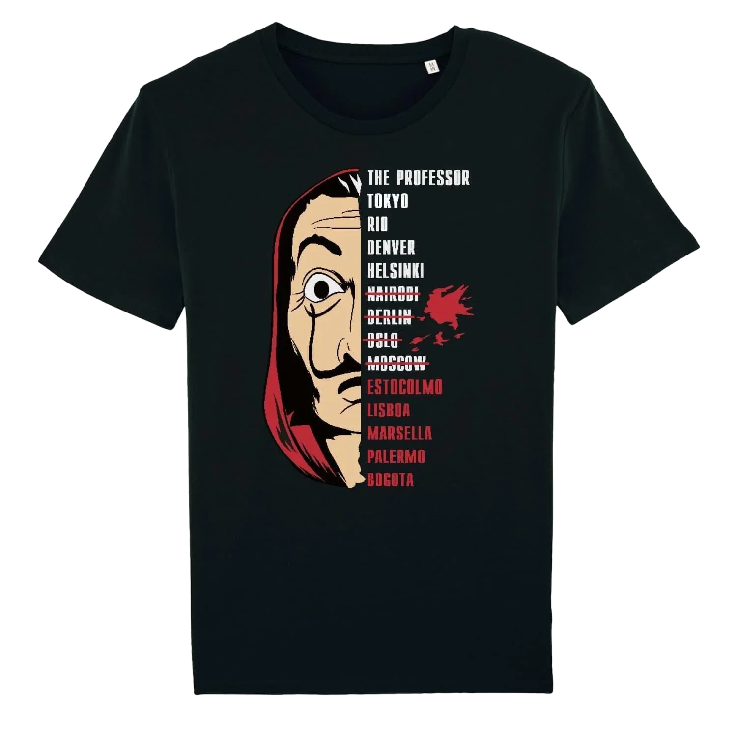 Tshirt La Casa De Papel The Professor