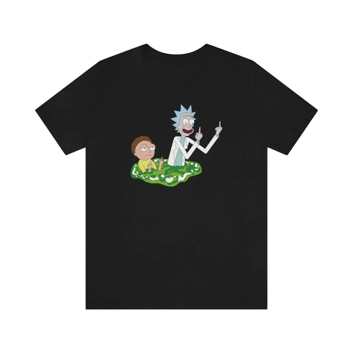 Tshirt Rick and Morty Double Fuck You !