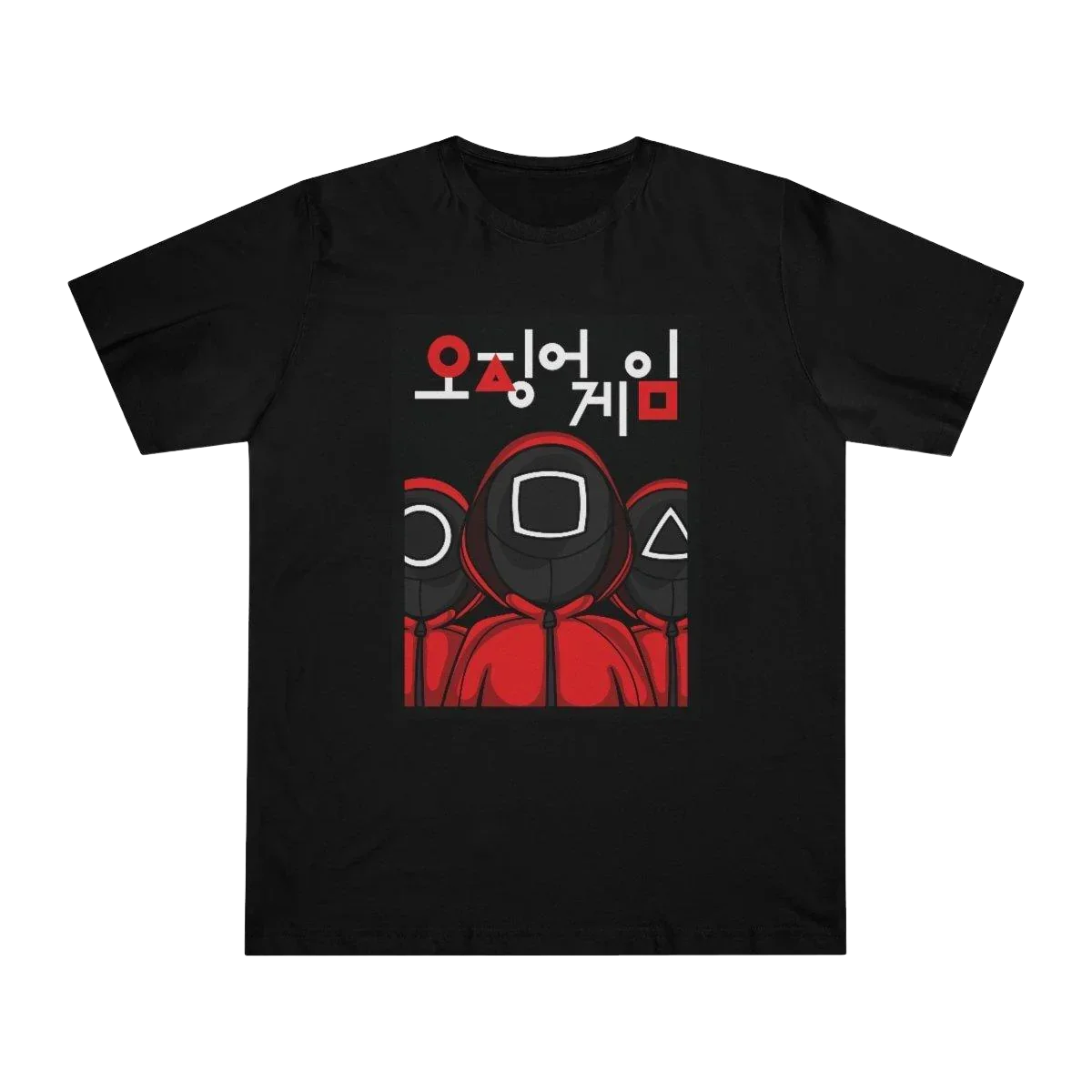 Tshirt Squid Game Carré Rond Triangle