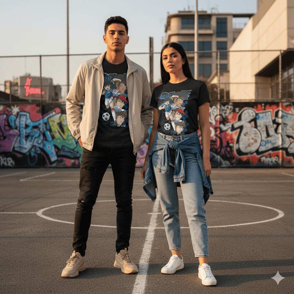 Tshirt Captain Majid – Légende du football - Geek Store