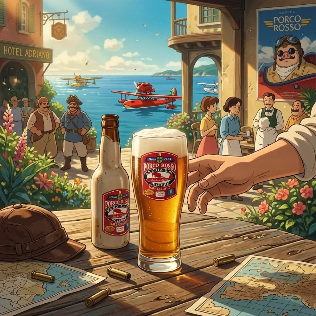 Verre à Biere Studio Ghibli Porco Rosso