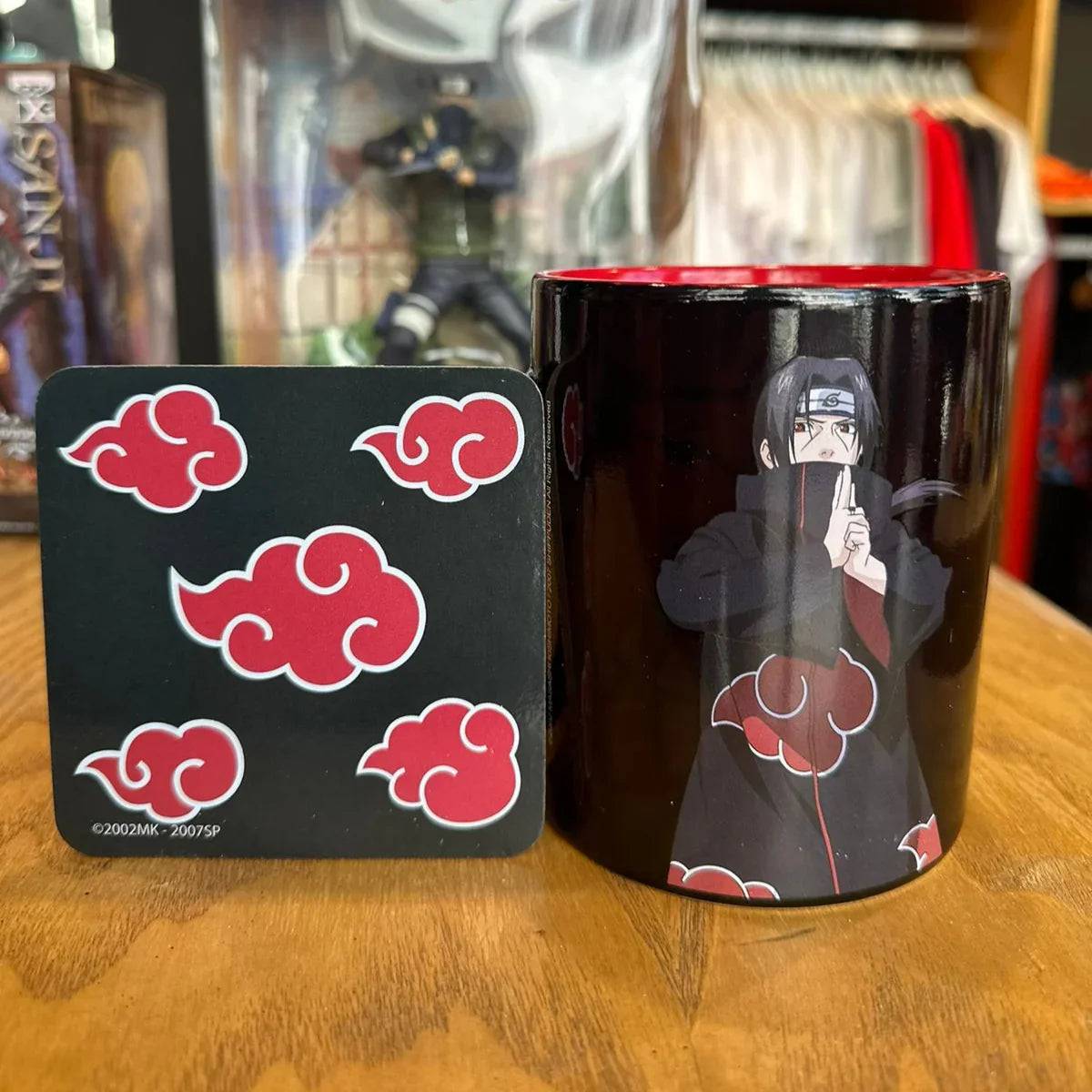 Coffret Naruto Shippuden Mug Heat Change + Coaster - Geek Store