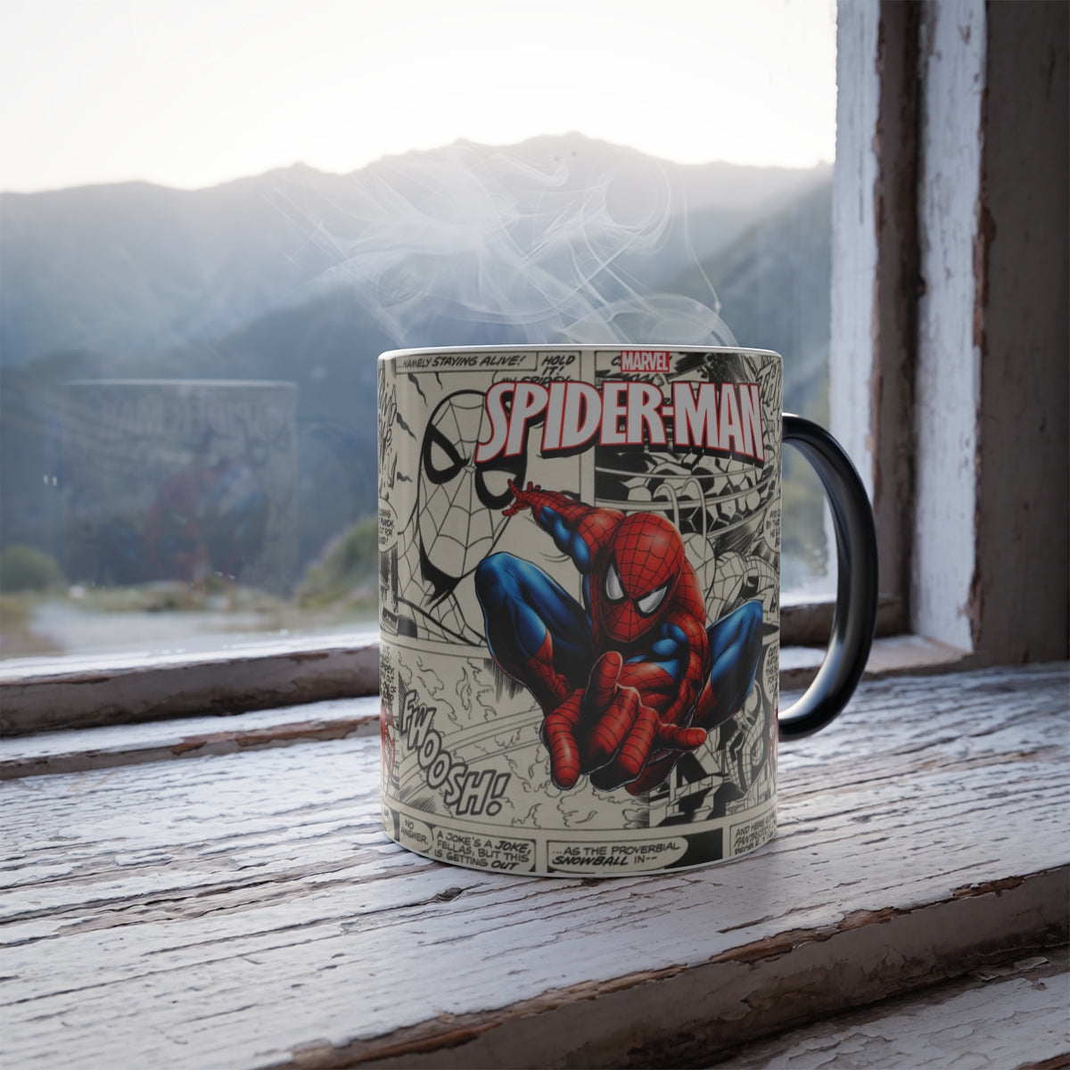 Mug Heat Change The Amazing Spider