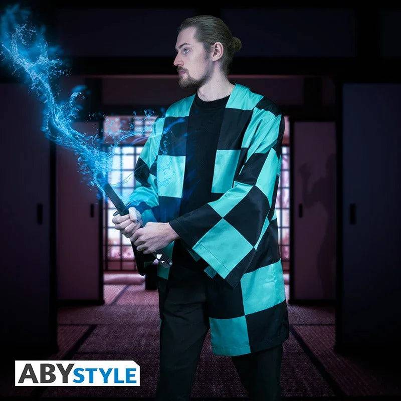 Veste Réplique Demon Slayer Tanjiro Haori de Tanjiro - Geek Store