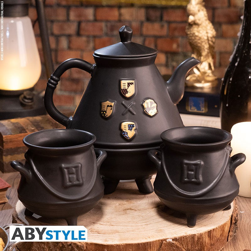 Set Théière avec chaudrons Poudlard Harry Potter