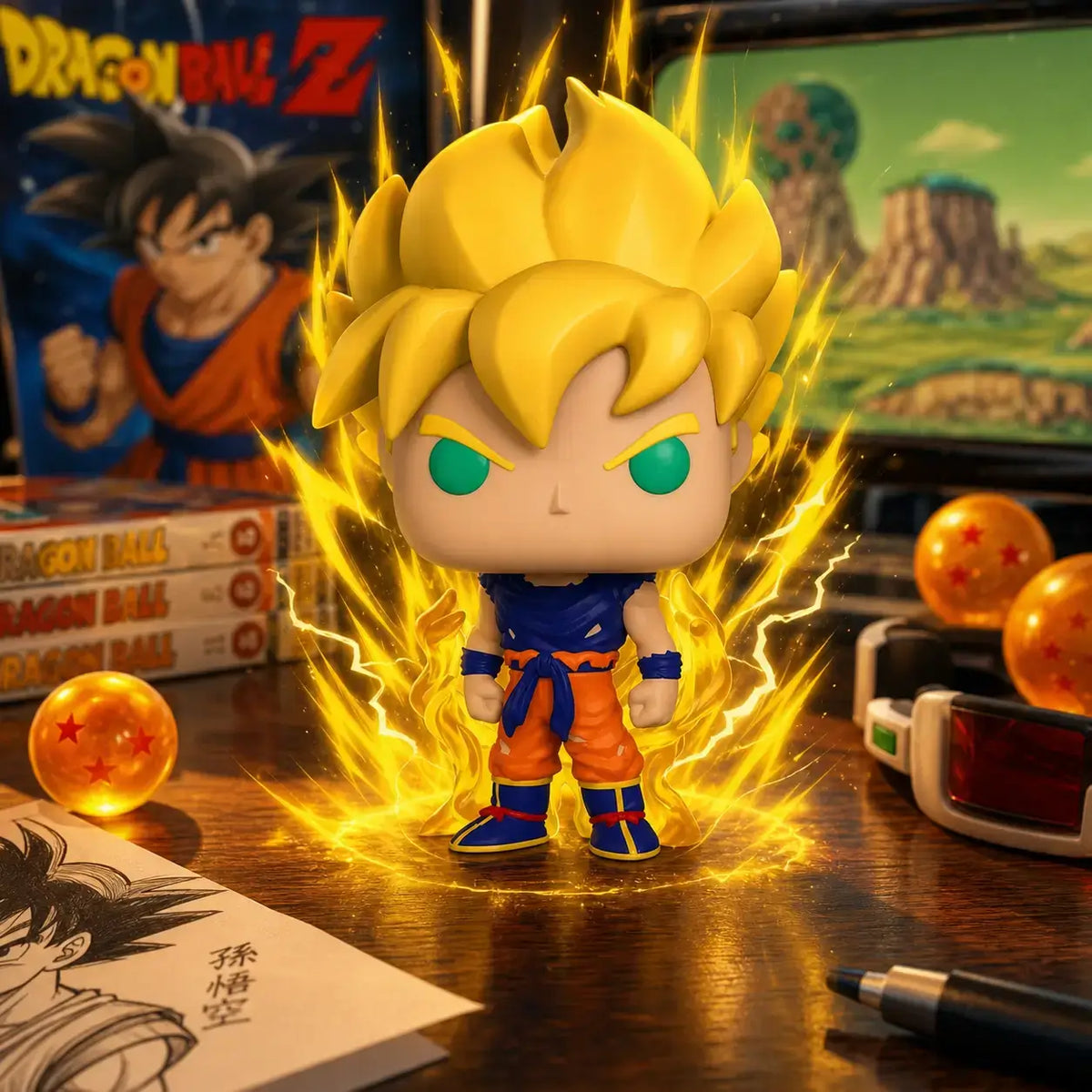 Figurine POP Dragon Ball Z S8- SSJ Goku (First Appearance)
