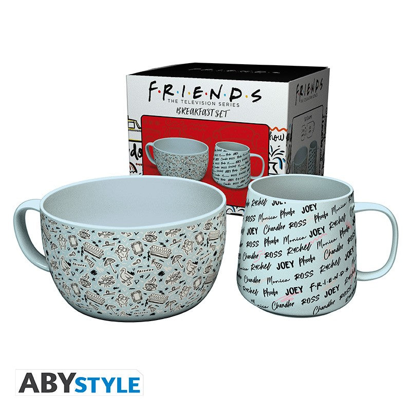 Set petit-déjeuner Friends Gribouillage