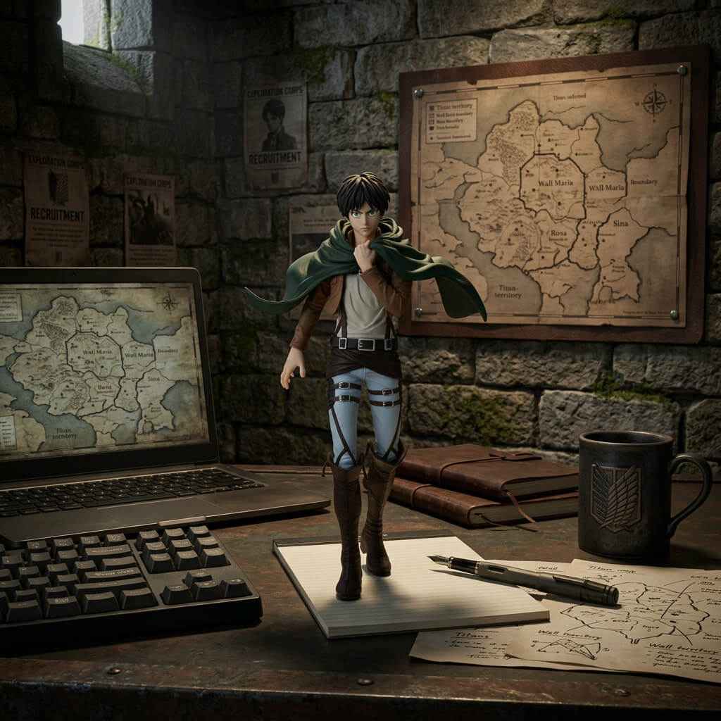 Figurine Attack on Titan Eren Yeager Grandista - Geek Store