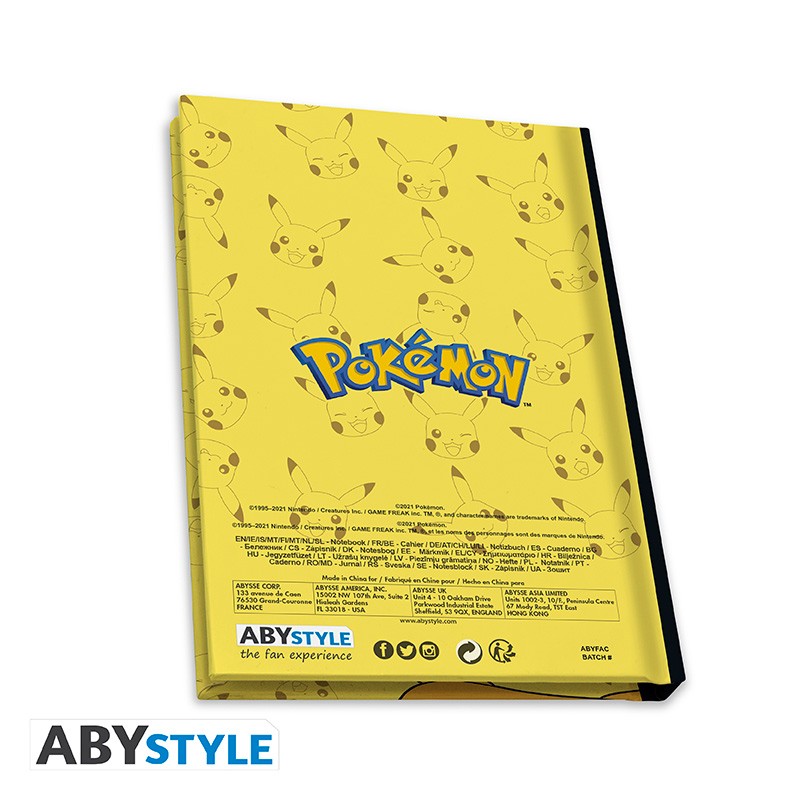 Pck premium Verre XXL + Mug HC + Cahier Pikachu Nintendo Pokémon