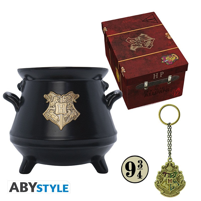 Pack Mug 3D, Porte-clés 3D Pin's Valise Poudlard Harry Potter