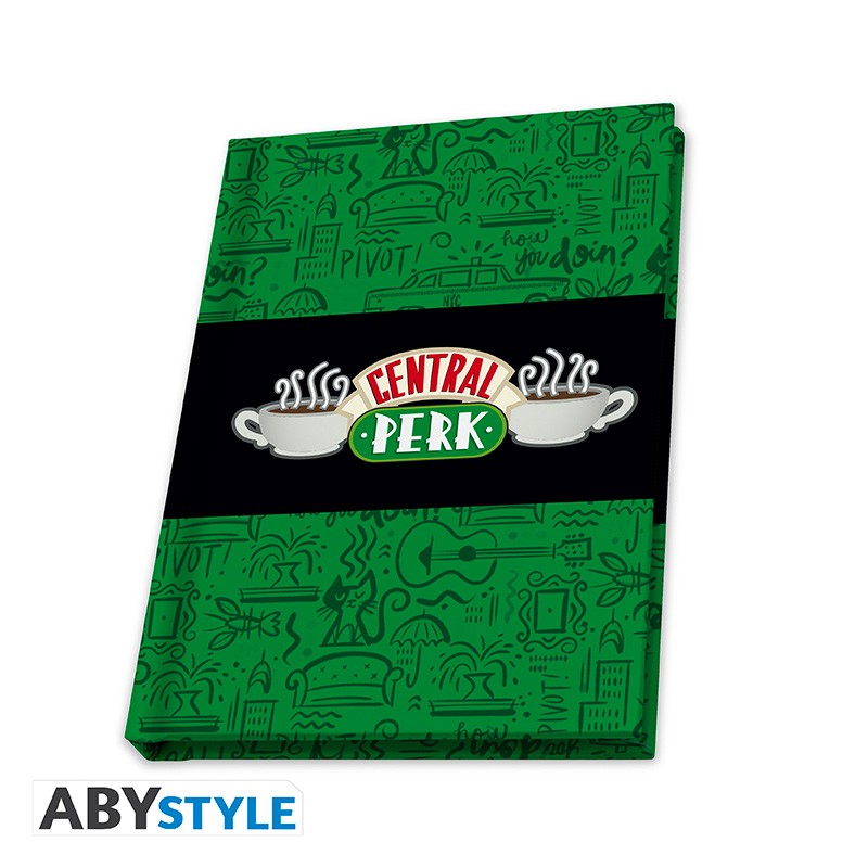 Pck Verre XXL + Pin's + Carnet Central Perk Friends