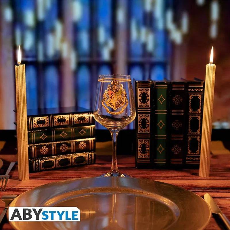 Verre à pied Harry Potter Emblème de Poudlard - Geek Store