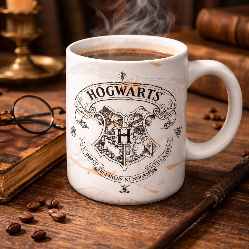 Mug Harry Potter Hedwige and Hogwarts