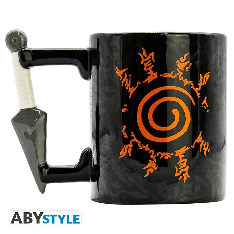Pck premium Verre XXL +Porte-clés 3D+Mug 3D NARUTO SHIPPUDEN