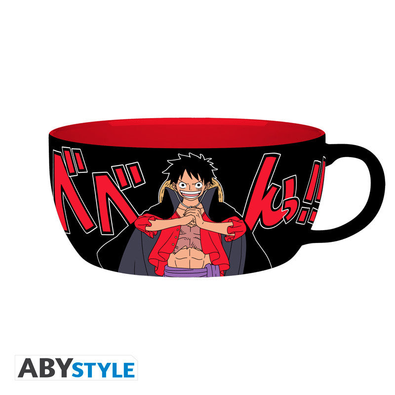 Set Petit Déjeuner One Piece Mug + Bol Luffy