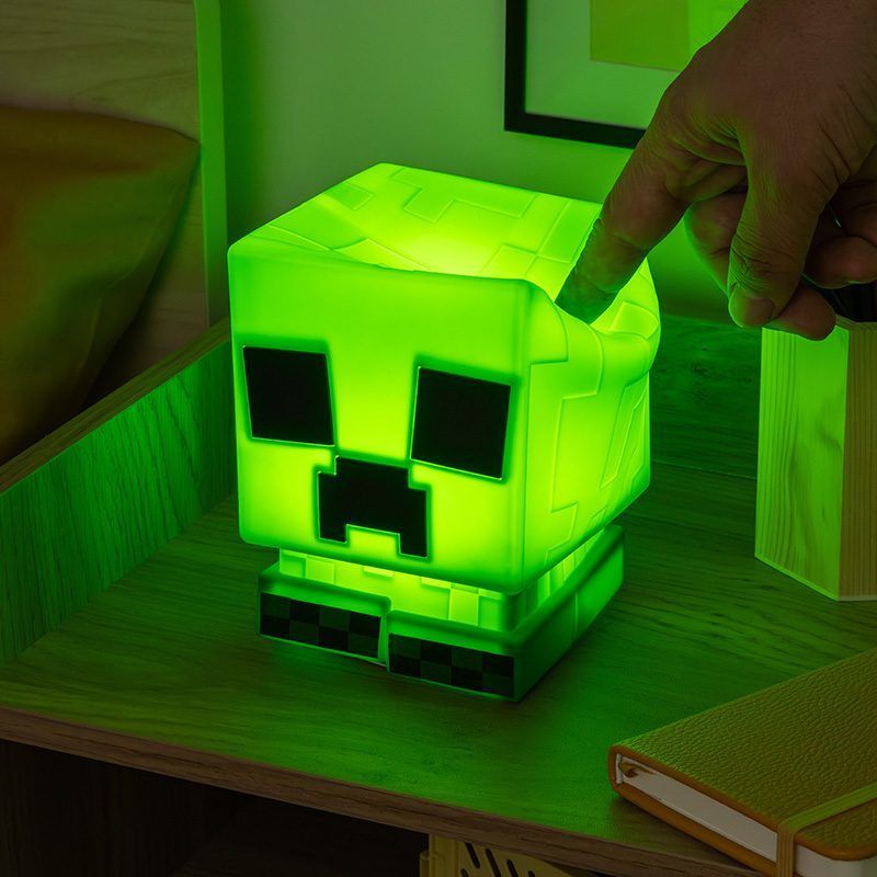 Lampe Minecraft Silicone Creeper SquishyGlo Rechargeable