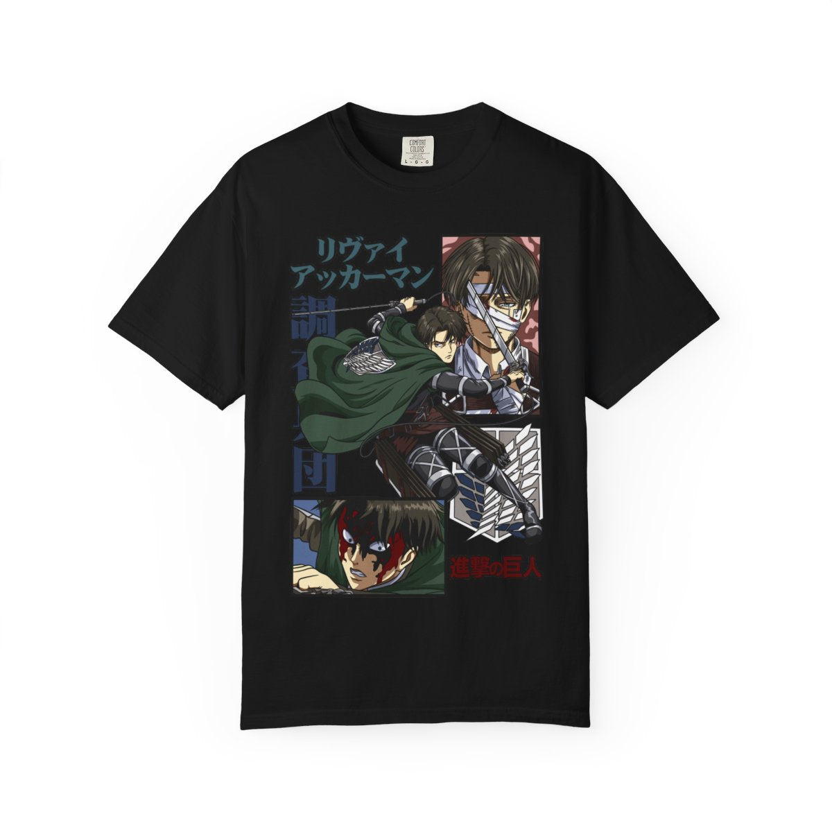 Tshirt Attack on Titan Livaï Ackerman