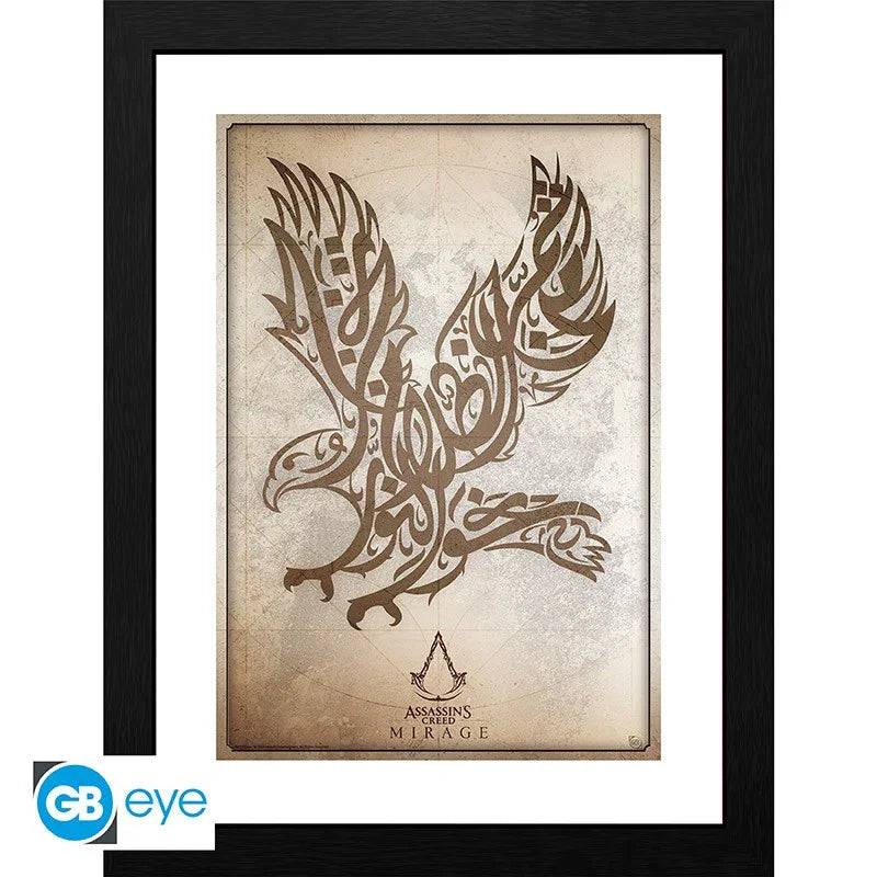 Tirage encadré Aigle Mirage Assassin's Creed - Geek Store