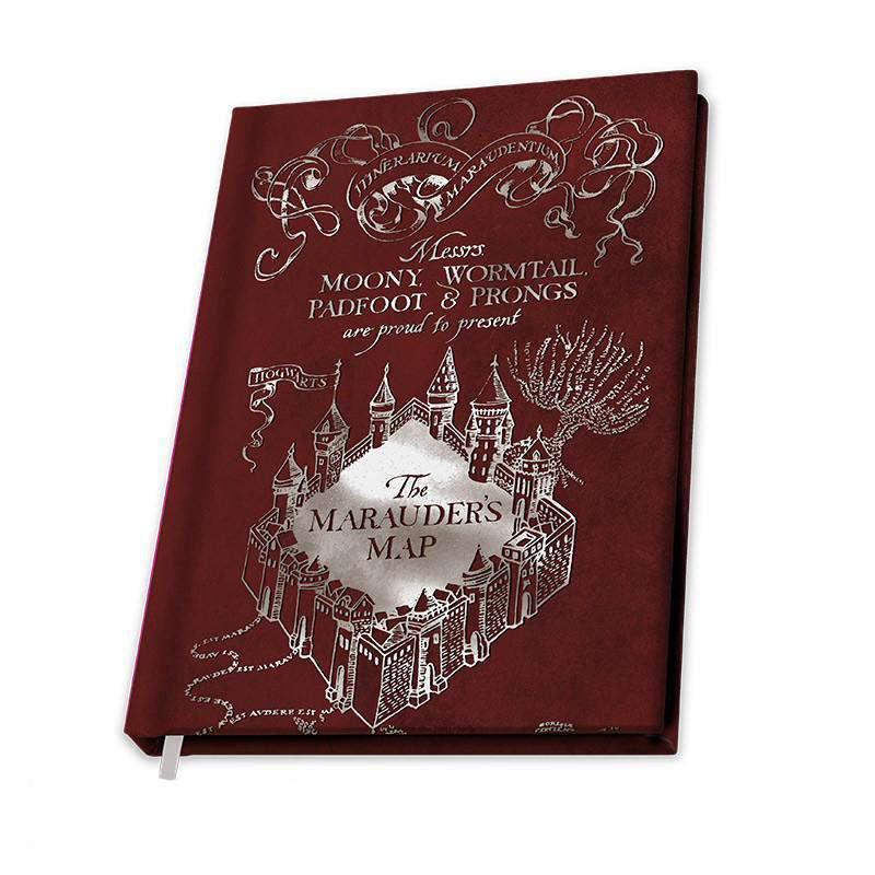 Cahier A5 Harry Potter Carte du Maraudeur Geek Store