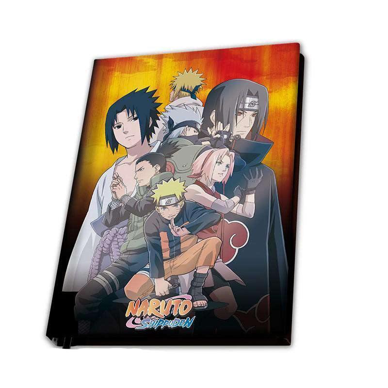 Cahier A5 Naruto Shippuden Groupe Konoha Geek Store