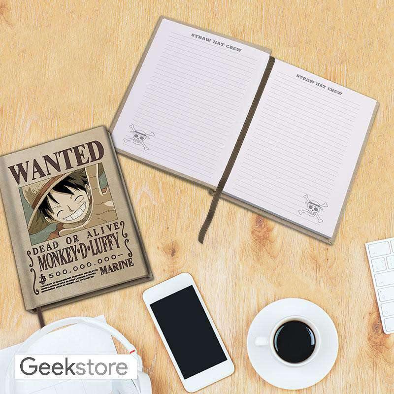 Cahier A5 One Piece Wanted Geek Store