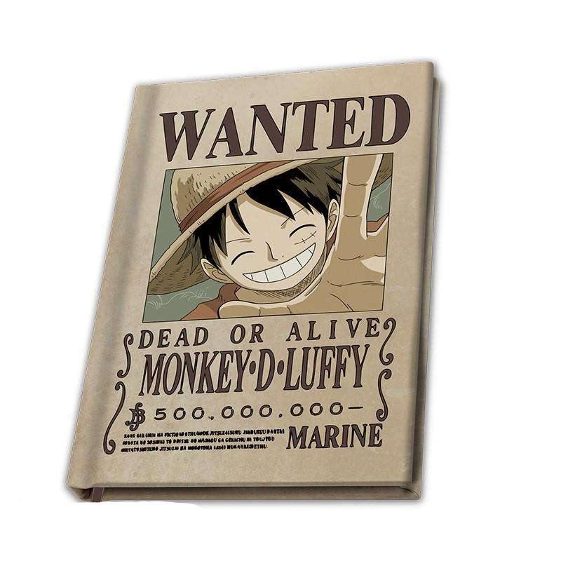 Cahier A5 One Piece Wanted Geek Store
