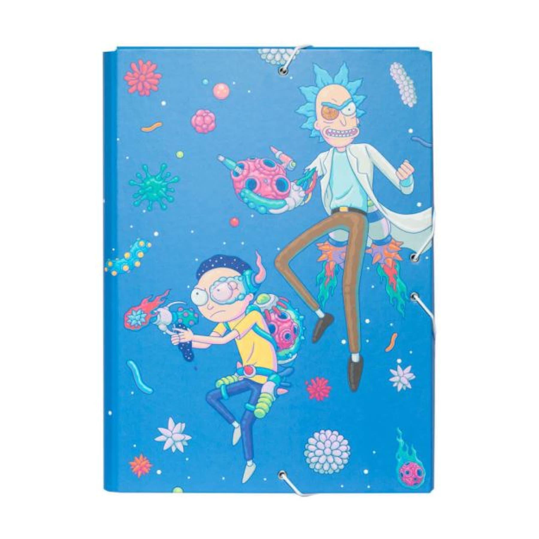 Chemise Cartonné Rick & Morty Virus Attack - Geek Store