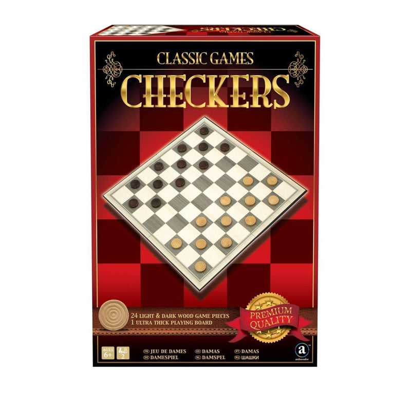 Classic Games Checkers - Jeu de dames Geek Store